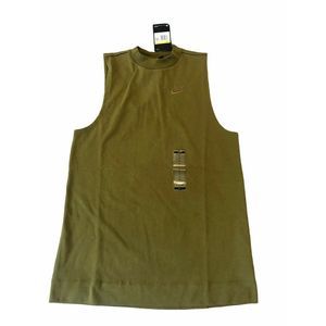 Nike CU5629-368 Women's Sz XSmall Jersey Tunic Sleeveless Top Green $55